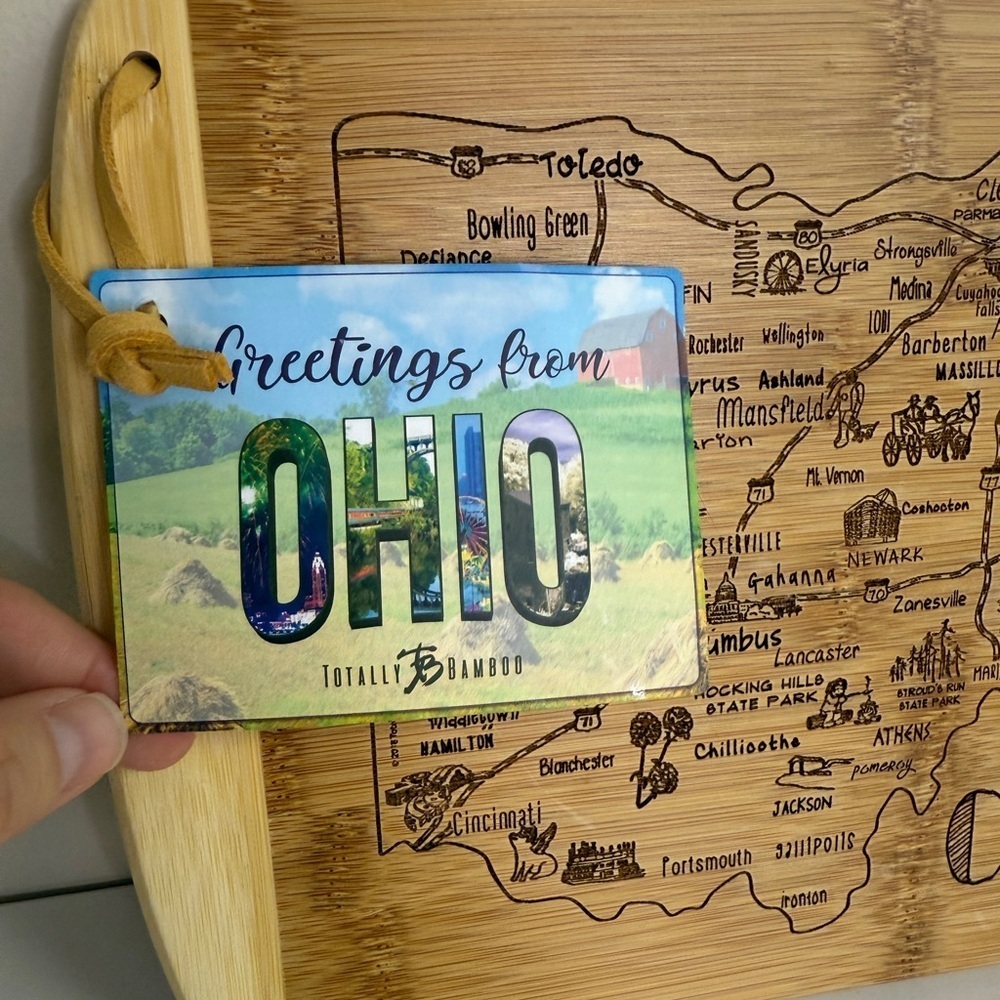 NWT Ohio Bamboo Cutting Board - Picture 2 of 6
